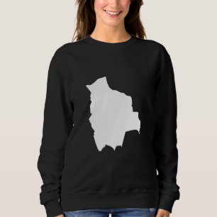Camiseta Mapa da Bandeira da Bolívia - Bolívia