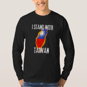Camiseta Mapa Da Bandeira De Taiwan Cores Taiwanesas País D