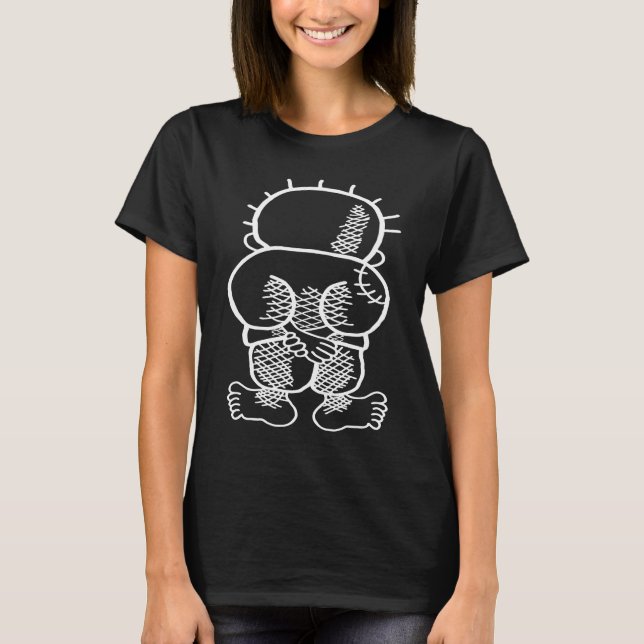 Camiseta Mapa da Bandeira Palestina e Handala (Frente)