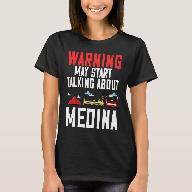 Camiseta Mapa da Cidade da Arábia Saudita - Viagem 2 (Frente)