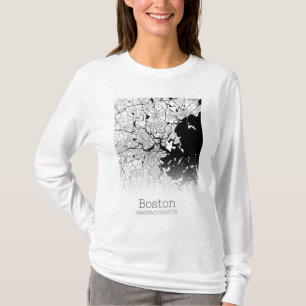 Camiseta Mapa da Cidade de Boston