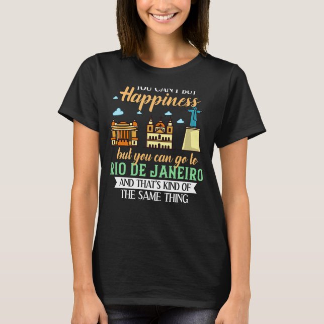 Camiseta Mapa da Cidade do Brasil no Rio de Janeiro (Frente)
