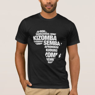 Camiseta Mapa da dança africana