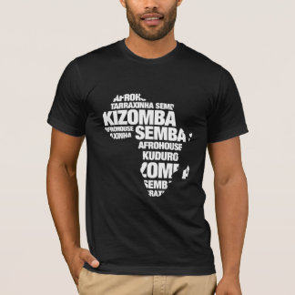 Camiseta Mapa da dança africana