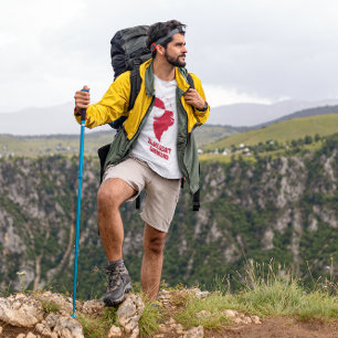 Camiseta Mapa da Groenlândia Sinalizador Branco Ilulissat Á