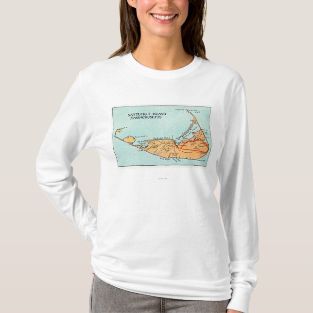 Camiseta Mapa da ilha (Frente)