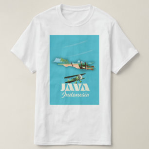 Camiseta mapa da indonésia Java