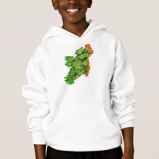 Camiseta Mapa da Irlanda por Kenneth Yoncich (Frente)