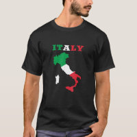 Mapa da Itália Bandeira Italia Orgulho do País de