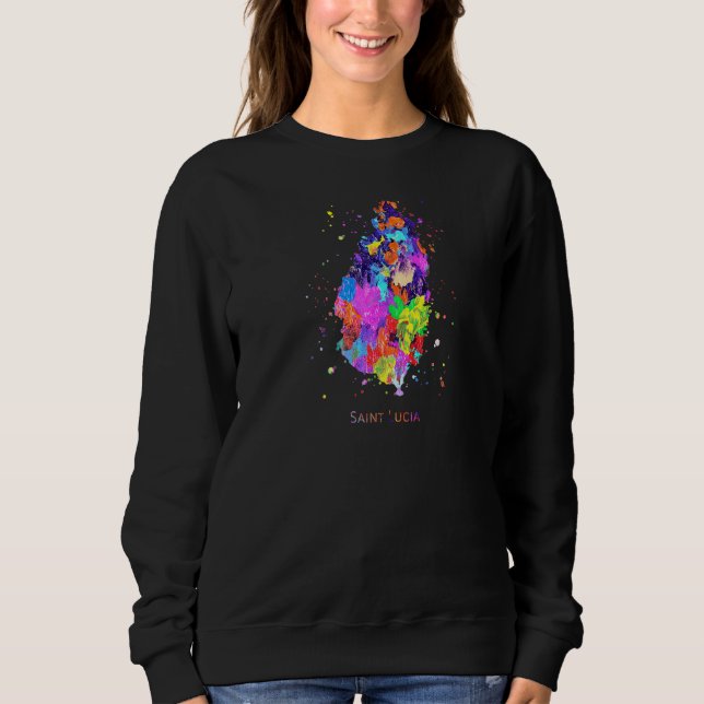 Camiseta Mapa da Lúcia do santo (Frente)