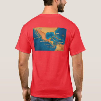 Camiseta Mapa da Rota do Canal