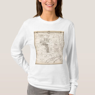 Camiseta Mapa da seção de T17S R23E Tulare County
