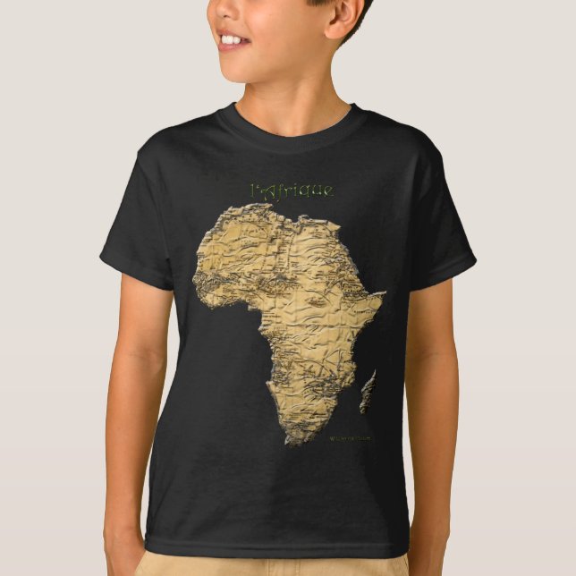 Camiseta Mapa da Série ÁFRICA (Frente)