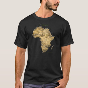 Camiseta Mapa da série de ÁFRICA