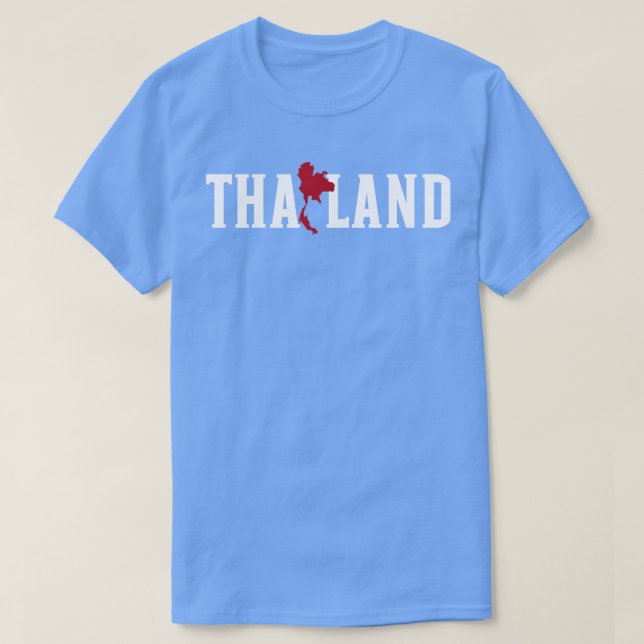 Camiseta Mapa da Tailândia 3 (Frente do Design)