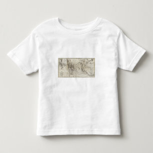 Camiseta Mapa da trilha 2 de Lewis e de Clark