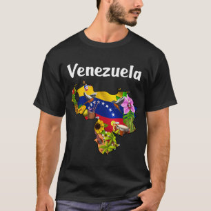 Camiseta Mapa da Venezuela