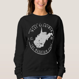 Camiseta Mapa da Virgínia Ocidental