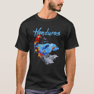Camiseta Mapa das Honduras