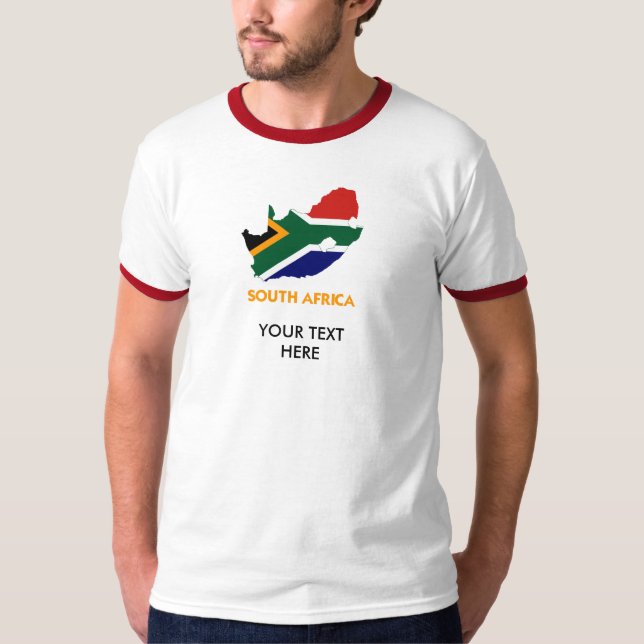 CAMISETA MAPA DE ÁFRICA DO SUL (Frente)