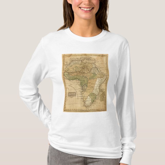 Camiseta Mapa de África por Worcester (Frente)
