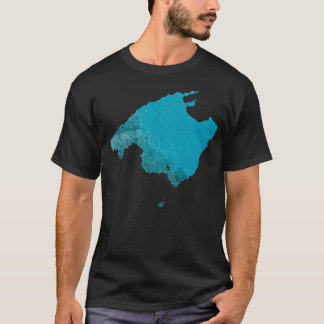 Camiseta Mapa de Água de Maiorca