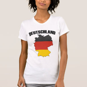 Camiseta Mapa de alemanhas - Bandeira Alemã - Viagem da Ale