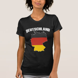 Camiseta Mapa de alemanhas - Bandeira Alemã - Viagem da Ale