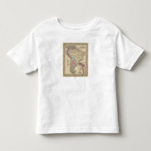 Camiseta Mapa de Ámérica do Sul por Mitchell