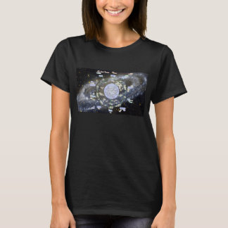 Camiseta Mapa de Andrômeda -- Starquest, feminino