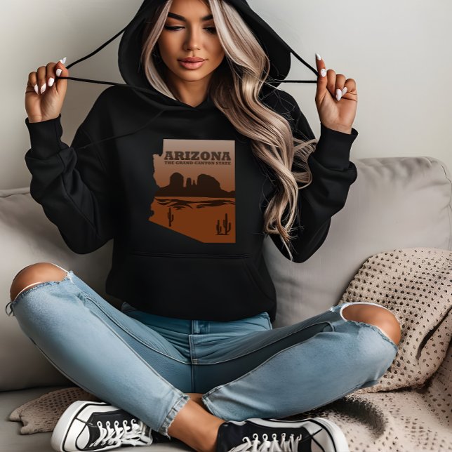 Camiseta Mapa de arizonas do Grand Canyon (Criador carregado)