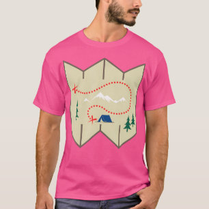 Camiseta Mapa De Ataques Funny Camper Ideia De Presente Par