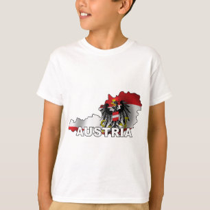 Camiseta Mapa de Áustria