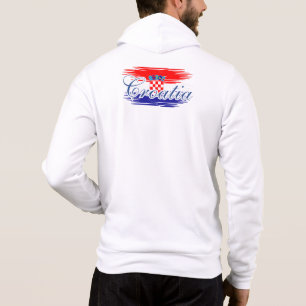 Camiseta Mapa de bandeira da Croácia