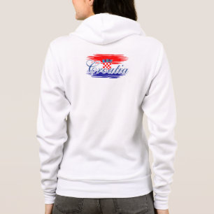 Camiseta Mapa de bandeira da Croácia