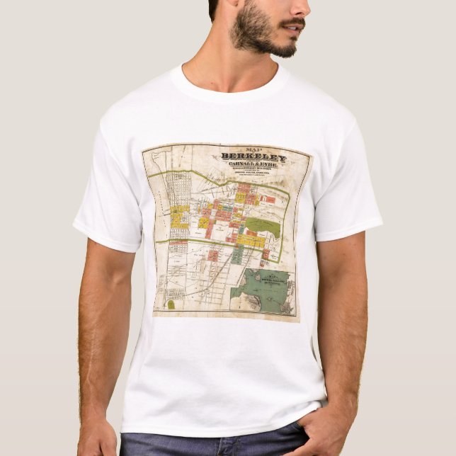 Camiseta Mapa de Berkeley (Frente)