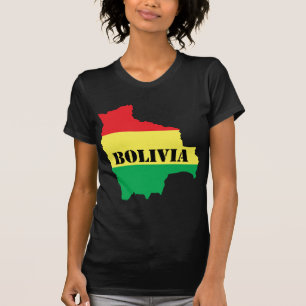 Camiseta Mapa de Bolívia