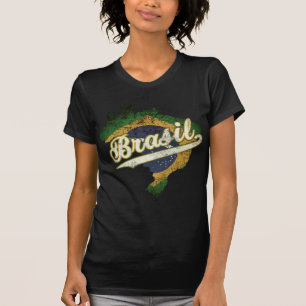 Camiseta Mapa de Brasil
