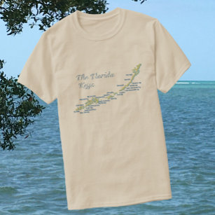 Camiseta Mapa de Chaves da Flórida