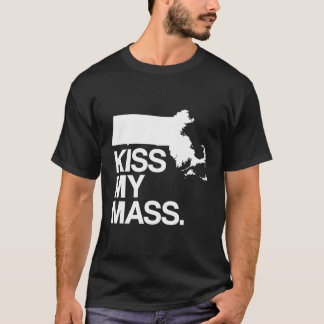Camiseta Mapa de Estado do Funny Massachusetts Slogan