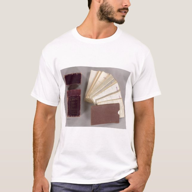 Camiseta Mapa de estradas 2 da bicicleta de Wisconsin (Frente)