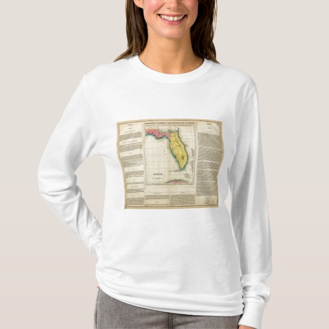 Camiseta Mapa de Florida (Frente)