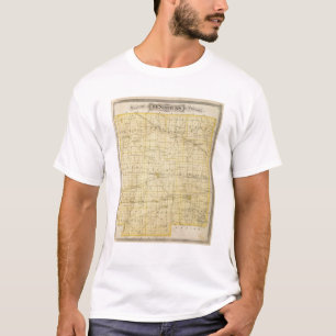 Camiseta Mapa de Hendricks County