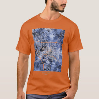Camiseta Mapa de Iowa City