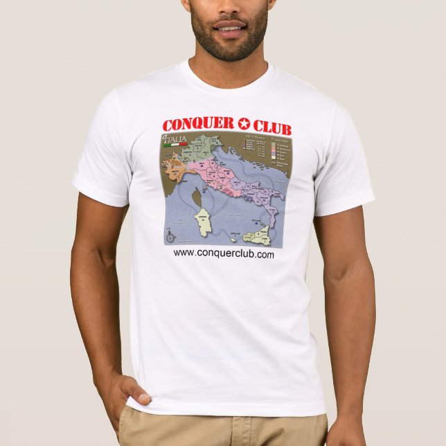 Camiseta Mapa de Italia (Frente)
