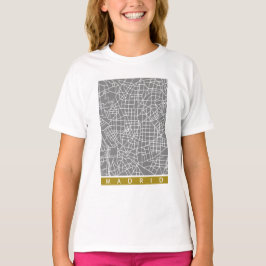 Camiseta Mapa de Madrid