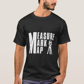 Camiseta Mapa de Medidas com Pesquisa de Profissão