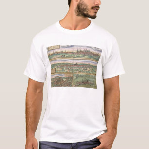 Camiseta Mapa de Nuremberg, de Ulm, e de Saltzburg, 'de