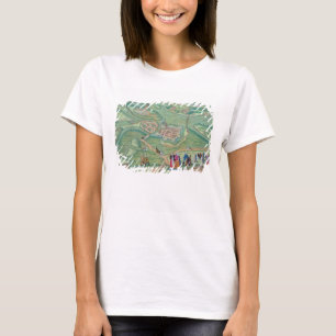 Camiseta Mapa de Raab, de "Civitates Orbis Terrarum" pelo