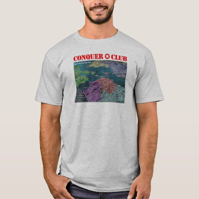 Camiseta Mapa de San Francisco (Frente)